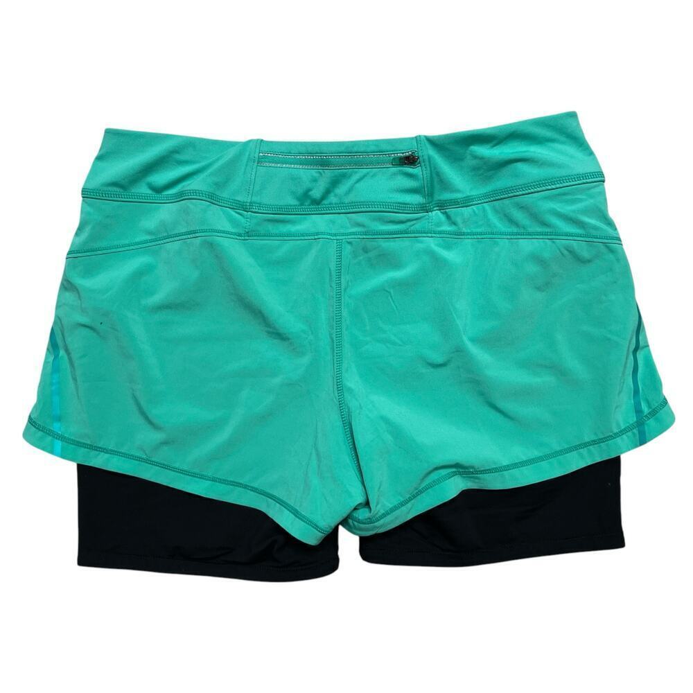 Athleta‎ Running Free 2 in 1 Lined Athletic Shorts - Activewear Yoga / Gym - L - Picture 4 of 7